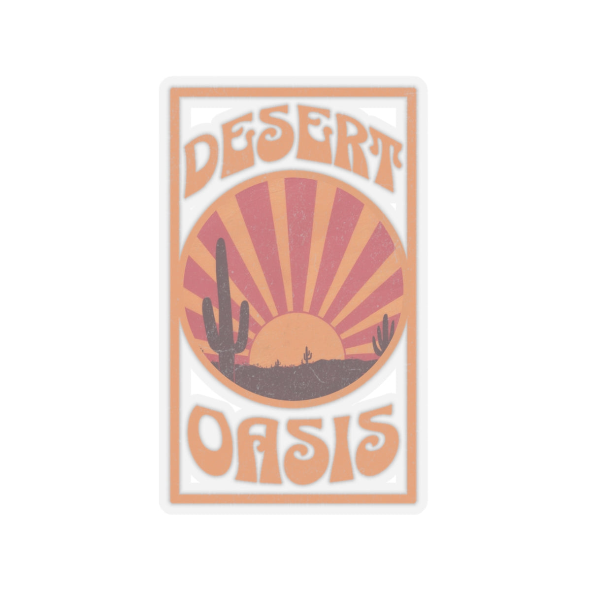 "Desert Oasis" Sticker