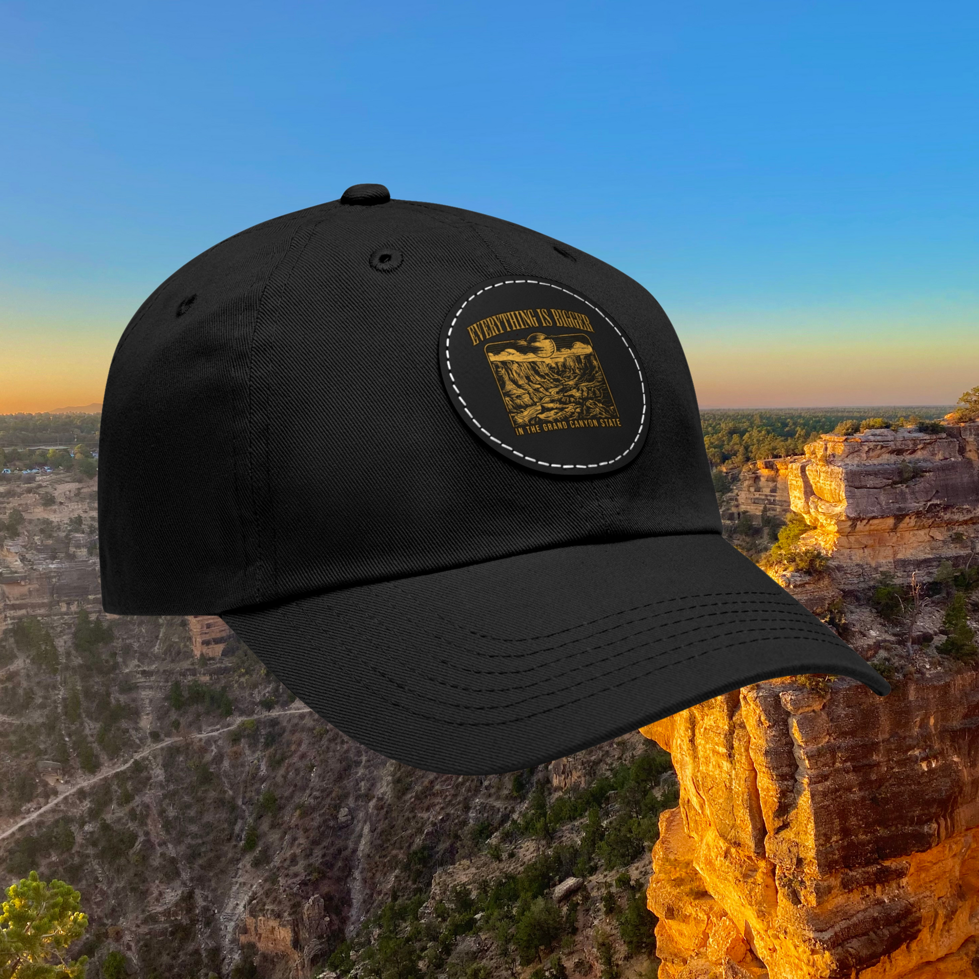 Everything is Bigger in The Grand Canyon State Hat, color black