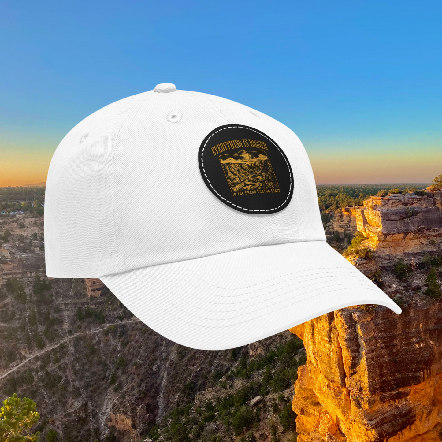 Everything is Bigger in The Grand Canyon State Hat, color white